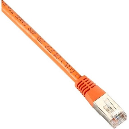 Black Box Cat5E Shld Cbl Orange 7 Feet 24 Awg, Sld EVNSL0510MS-0007